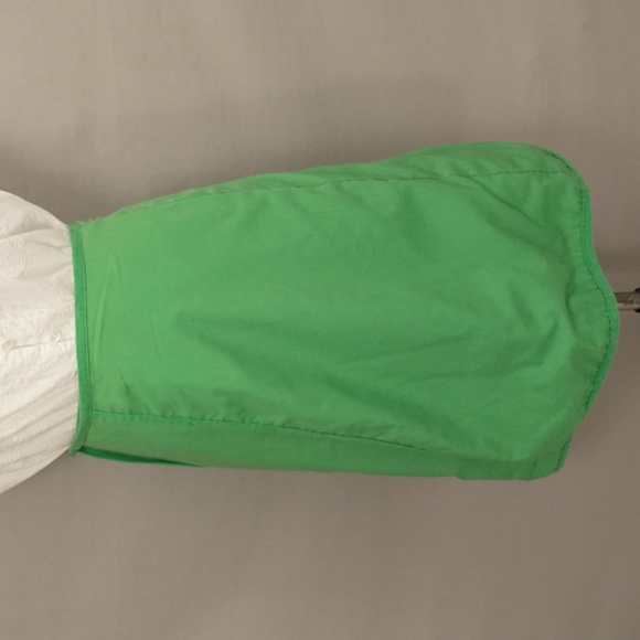 Vintage Chili Peppers Wrap Skirt Fun Print 70s 80s Cotton Midi Bright Green - Picture 6 of 8